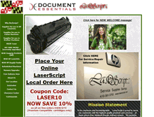 Tablet Screenshot of laserscript.com